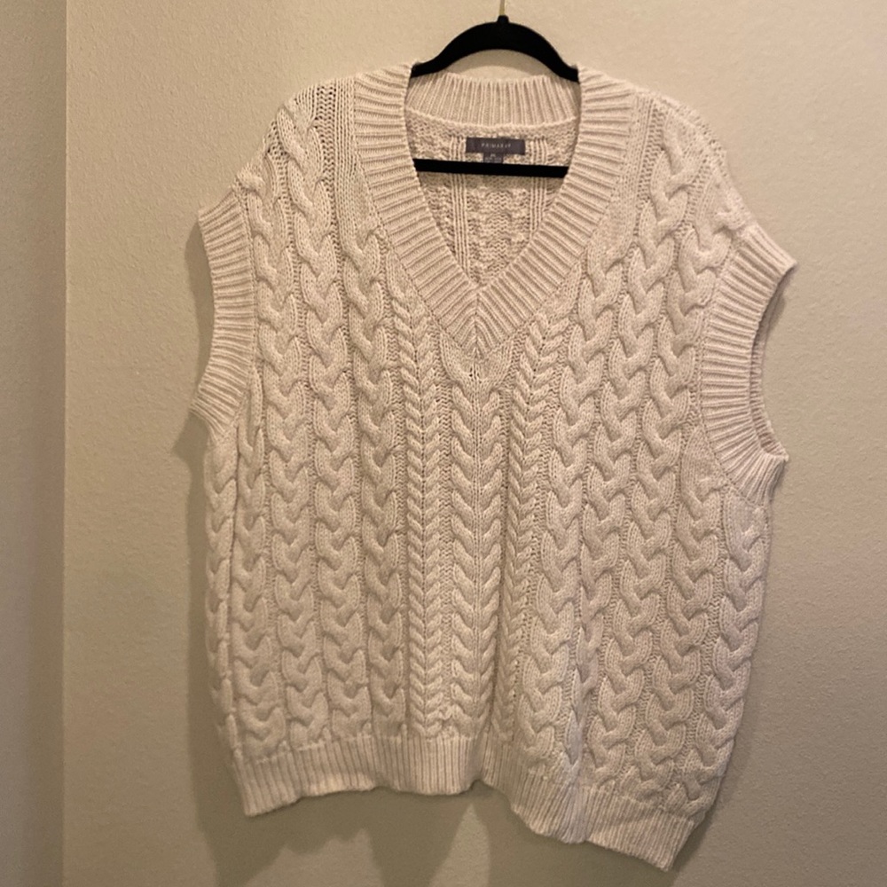 Oversized Sweater Vest